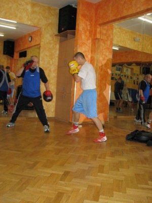 Trening pięściarzy zawodowych w klubie Paco