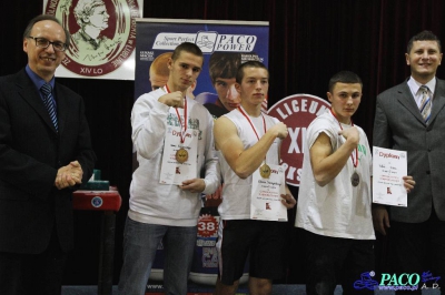 Armwrestling w XIV LO: Mężczyźni prawa ręka do 70kg