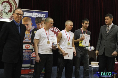 Armwrestling w XIV LO: Mężczyźni prawa ręka +70kg