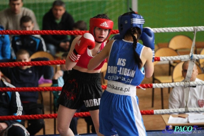 MOL Chełm 2013 :  Małgorzata Choma (Mechanik Włodawa) - Alina Szyszko (Boks Lublin)