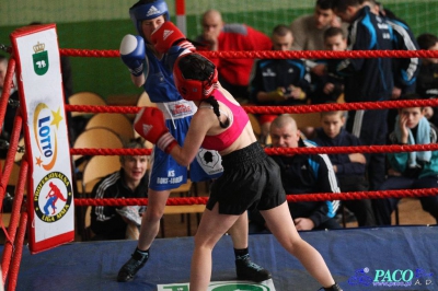 MOL Chełm 2013 :  Małgorzata Choma (Mechanik Włodawa) - Alina Szyszko (Boks Lublin)