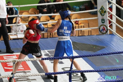 MOL Chełm 2013 :  Małgorzata Choma (Mechanik Włodawa) - Alina Szyszko (Boks Lublin)