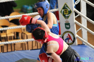 MOL Chełm 2013 :  Małgorzata Choma (Mechanik Włodawa) - Alina Szyszko (Boks Lublin)