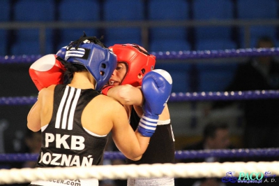 XIII MP Seniorek w Boksie Cieśla Żaneta UKS Kontra Elbląg vs Wicherska Ewelina PKB Poznań 2:1