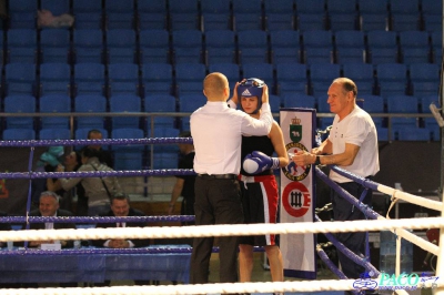 XIII MP Seniorek w Boksie Mikołajska Anna BSB Astoria Bydgoszcz vs Sibiga Klaudia Ring Sikorski ST.Wola I AB