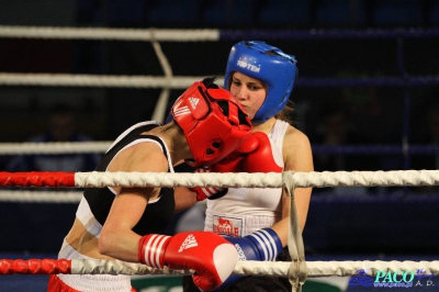 XIII MP Seniorek w Boksie Andrzejewska Anna Gwardia Łódź vs Bogoń Paulina PTB Tiger Tarnów 1:2