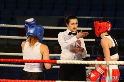 XIII MP Seniorek w Boksie Andrzejewska Anna Gwardia Łódź vs Bogoń Paulina PTB Tiger Tarnów 1:2