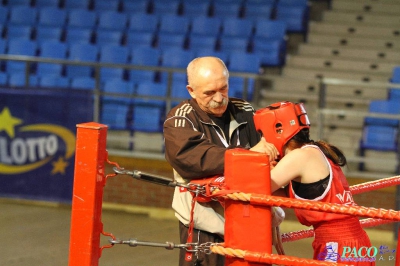 XIII MP Seniorek w Boksie Labut Kamila  Walka Zabrze - Gumienna Róża Bombardier Wrocław 0:3