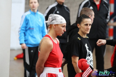 13. Mistrzostwa Polski Kobiet w Boksie - półfinał kat. 81 kg: Patrycja Woronowicz (Boxing Sokółka) - Anna Szpoton (Garda Karczew) 3:0