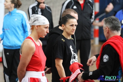 13. Mistrzostwa Polski Kobiet w Boksie - półfinał kat. 81 kg: Patrycja Woronowicz (Boxing Sokółka) - Anna Szpoton (Garda Karczew) 3:0