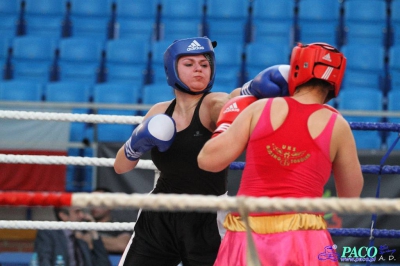 13. Mistrzostwa Polski Kobiet w Boksie - półfinał kat. 81 kg: Patrycja Woronowicz (Boxing Sokółka) - Anna Szpoton (Garda Karczew) 3:0