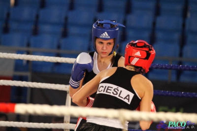  Półfinały 13. Mistrzostw Polski Kobiet w Boksie kategoria 51 kg: Żaneta Cieśla (UKS Kontra Elbląg) - Klaudia Sibiga (Ring Stalowa Wola) RSC 4