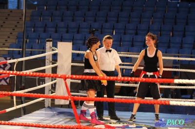  Półfinały 13. Mistrzostw Polski Kobiet w Boksie kategoria 51 kg: Żaneta Cieśla (UKS Kontra Elbląg) - Klaudia Sibiga (Ring Stalowa Wola) RSC 4