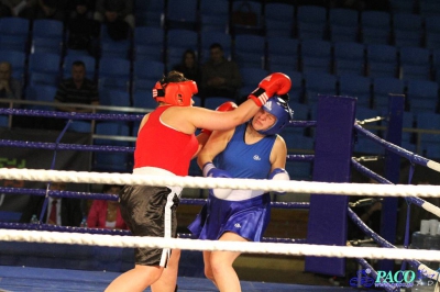 Półfinały 13. Mistrzostw Polski Kobiet w Boksie kategoria +81 kg: Sylwia Kusiak (Skorpion Szczecin) - Magdalena  Flak (TSB Tarnów) RSC 2