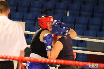 Półfinały 13. Mistrzostw Polski Kobiet w Boksie kategoria +81 kg: Marlena Gawrońska (Stella Gniezno) - Natalia Stasiewicz (Boxing Sokółka) RSC 2