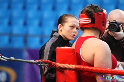 Finał 13. MP seniorek kat +81 kg: Sylwia Kusiak - Marlena Gawrońska