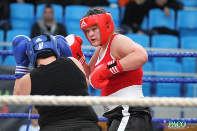 Finał 13. MP seniorek kat +81 kg: Sylwia Kusiak - Marlena Gawrońska