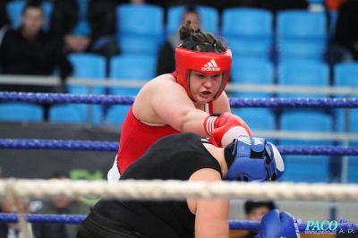 Finał 13. MP seniorek kat +81 kg: Sylwia Kusiak - Marlena Gawrońska