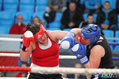 Finał 13. MP seniorek kat +81 kg: Sylwia Kusiak - Marlena Gawrońska