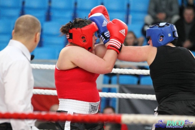 Finał 13. MP seniorek kat +81 kg: Sylwia Kusiak - Marlena Gawrońska