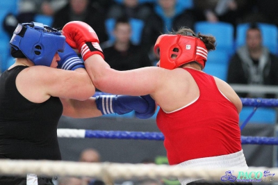 Finał 13. MP seniorek kat +81 kg: Sylwia Kusiak - Marlena Gawrońska