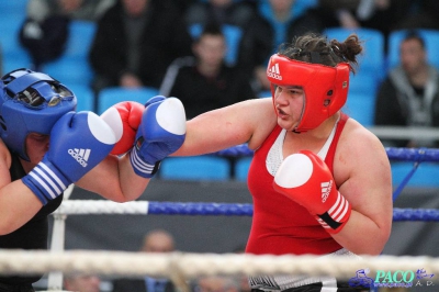 Finał 13. MP seniorek kat +81 kg: Sylwia Kusiak - Marlena Gawrońska