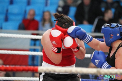 Finał 13. MP seniorek kat +81 kg: Sylwia Kusiak - Marlena Gawrońska