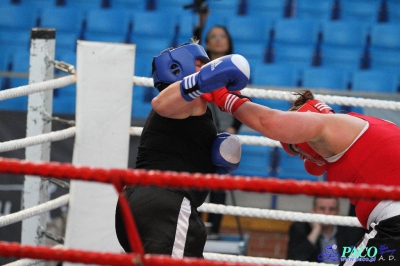 Finał 13. MP seniorek kat +81 kg: Sylwia Kusiak - Marlena Gawrońska