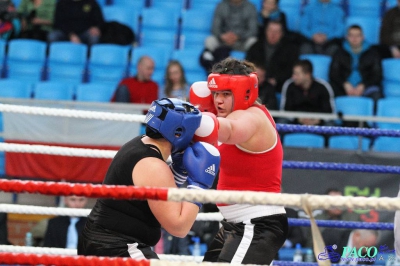 Finał 13. MP seniorek kat +81 kg: Sylwia Kusiak - Marlena Gawrońska