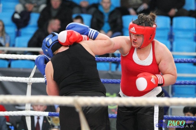 Finał 13. MP seniorek kat +81 kg: Sylwia Kusiak - Marlena Gawrońska