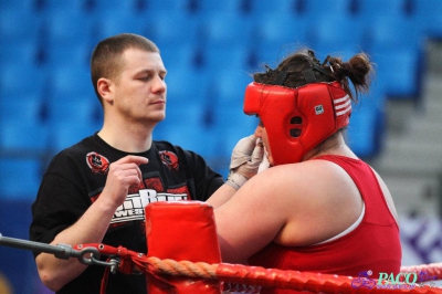 Finał 13. MP seniorek kat +81 kg: Sylwia Kusiak - Marlena Gawrońska