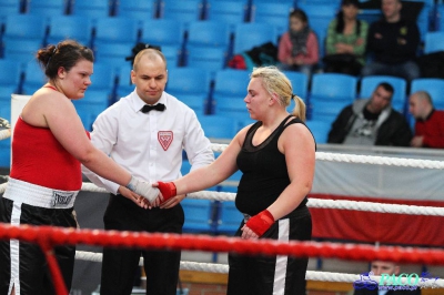 Finał 13. MP seniorek kat +81 kg: Sylwia Kusiak - Marlena Gawrońska