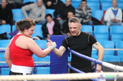 Finał 13. MP seniorek kat +81 kg: Sylwia Kusiak - Marlena Gawrońska