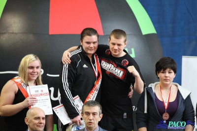 Finał 13. MP seniorek kat +81 kg: Sylwia Kusiak - Marlena Gawrońska