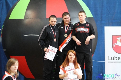 Finał 13. MP seniorek kat +81 kg: Sylwia Kusiak - Marlena Gawrońska