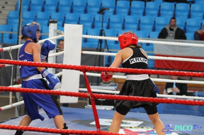 Finał 13. MP seniorek kat 57 kg: Sandra Kruk - Jadwiga Stańczak