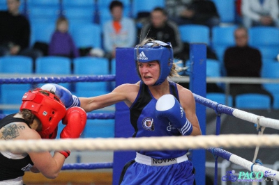 Finał 13. MP seniorek kat 57 kg: Sandra Kruk - Jadwiga Stańczak