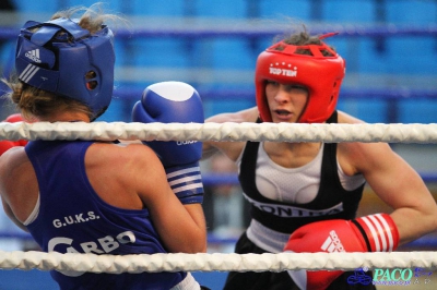 Finał 13. MP seniorek kat 57 kg: Sandra Kruk - Jadwiga Stańczak