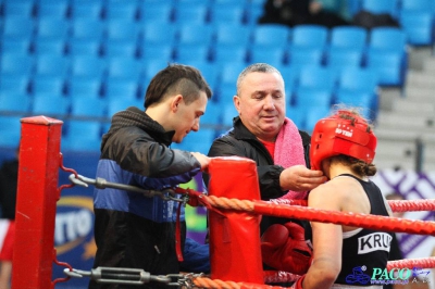 Finał 13. MP seniorek kat 57 kg: Sandra Kruk - Jadwiga Stańczak