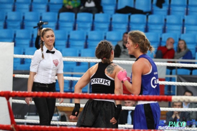 Finał 13. MP seniorek kat 57 kg: Sandra Kruk - Jadwiga Stańczak