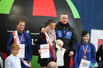 Finał 13. MP seniorek kat 57 kg: Sandra Kruk - Jadwiga Stańczak