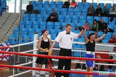 Finał 13. MP seniorek kat 51 kg: Żaneta Cieśla - Sandra Drabik