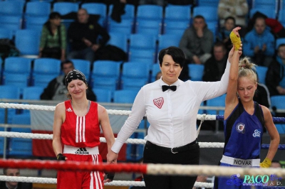 Finał 13. MP seniorek kat 48 kg: Sandra Brodacka - Patrycja Bednarek