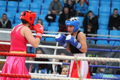 Finał 13. MP seniorek kat 81 kg: Patrycja Woronowicz - Karolina Koszela