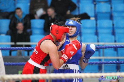 Finał 13. MP seniorek kat 75 kg : Katarzyna Cichosz - Lidia Fidura