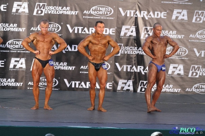 Kulturystyka mężczyzn 75 kg Debiuty 2012