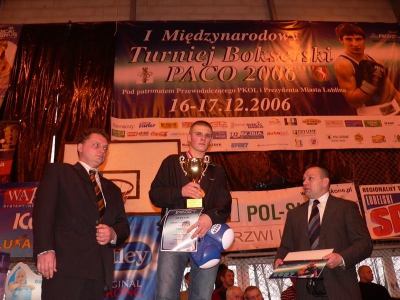 I Międzynarodowy Turniej Bokserski PACO 2006 NIEDZIELA