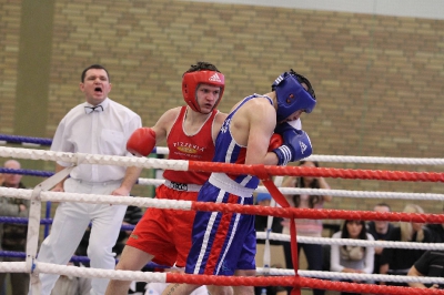 Mistrzostwa Okęgu Lubelskiego w Boksie 2012 : Kamil Latusek vs Cyprian Perepeczo