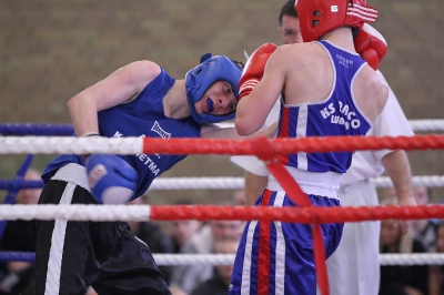 Mistrzostwa Okęgu Lubelskiego w Boksie - Puławy 2012 : Tomasz Kąkol - Karol Rogalski