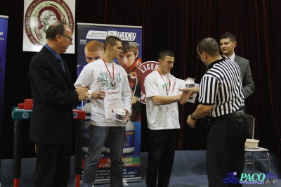 Armwrestling w XIV LO: Mężczyźni prawa ręka do 70kg